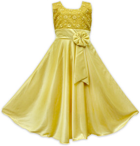 Clobay Girls Maxi/Full Length Party Dress