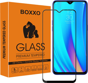 Boxxo Edge To Edge Tempered Glass for Realme 3 Pro