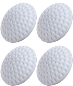 KolorFish Wall Protectors, 4 PCS Door Handle Knob Guard Stopper, Rubber Self- Adhesive Crash pad (White) Wall Mounted Door Stopper