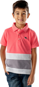 Nitt Hyman  - Cherry Crumble Boys Striped Polycotton Regular T Shirt