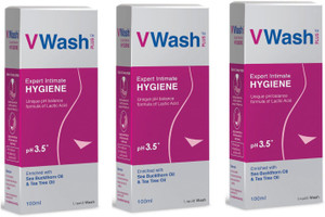 vwash Intimate Hygiene Wash - 300 ml (Pack of 3) Intimate Wash