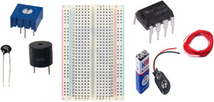 टेक्निकल हुट Fire alarm Project Breadboard DIY Kit for students इलेक्ट्रॉनिक कॉम्पोनेन्ट इलेक्ट्रॉनिक हॉबी किट