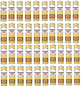 Panasonic AA GOLDPLUS 1.5V R6NDG/1B10 BATTERY (PACK OF 40)  Battery