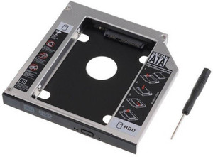 Etake 9.5mm Universal 2nd Hard Drive Bracket Caddy For CD/DVD-ROM Laptop, Notebook Hard Drive 2nd Caddy Internal Optical Drive
