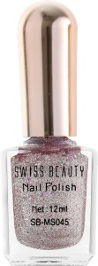 SWISS BEAUTY Nail polish MS045 (Glitter)-12 Glitter-12