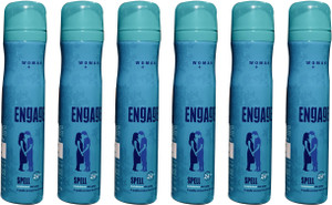 Engage SPELL (PACK OF 6) Deodorant Spray  -  For Women