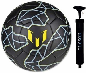 Tucson COMBO MESSI BLACK FOOTBALL WITH AIR PUMP SIZE 5 Football Kit