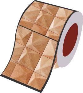 SUDARSHAN STICKER 12 cm Design Vinyl Oil Proof and Waterproof Self Adhesive Wall Tile Decals Sticker ( 12Cm X 455Cm ) Self Adhesive Sticker