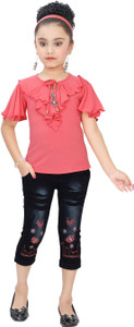 Arshia Fashions Girls Party(Festive) Top Capri