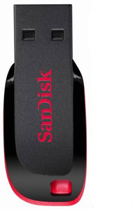 SanDisk Curzer Blade USb Flash Drive 64 GB Pen Drive Compatible with Netbook, Desktop Computer, Audio Player, Television, Laptop USB 2.0 Plastic Case