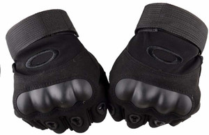 GOCART New Fingerless Hard Glove for Shooting, Riding, Cycling, Motorcycle(XL) Gym & Fitness Gloves