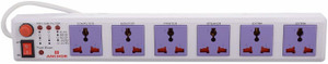 ANCHOR Power Strip 6 Way with Single Switch 6  Socket Extension Boards