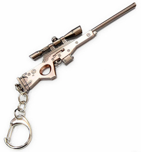 SHIBU Best Quality PUBG Gun Keychain AWM Metal Fortnite Gun Keychain ...