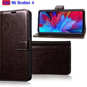 FARMAISH Flip Cover for Mi Redmi 4
