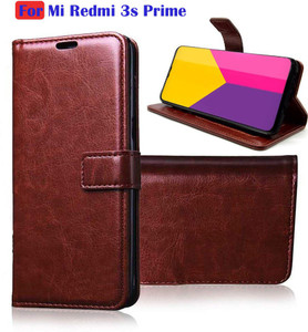 FARMAISH Flip Cover for Mi Redmi 3S Prime