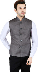 बडोलियासोंस पुरुषों के लिए सॉलिड स्लीवलेस जैकेट