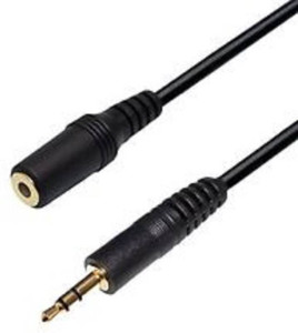 Teratech AUX Cable 3 m Male to Female - 3 meter long HQ Stereo Audio Extension