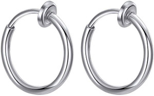 Via Mazzini Silver Plated Stainless Steel Nose Ring