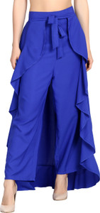 NITEIN Relaxed Women Blue Trousers