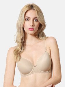 VAN HEUSEN Plush Back No Slip Strap 16 Hours Of Comfort Women T-Shirt Heavily Padded Bra