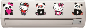 Mini Split Sticker STICKER STUDIO 91 cm AC Sticker Wall Sticker Split Air Conditioner ...