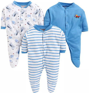 Tinchuk Baby Boys & Baby Girls Blue Bodysuit