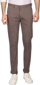 Blackberrys Slim Fit Men Grey Trousers