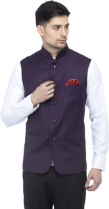 FAVOROSKI Solid Men Waistcoat