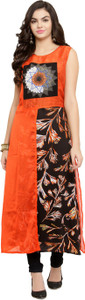 AD4U Women Solid A-line Kurta
