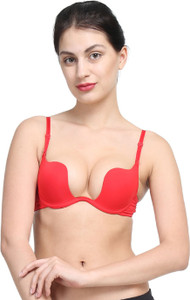 PrivateLifes Beautiful Fantastic Women Plunge Lightly Padded Bra