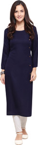 Harshiv Creation Women Solid Straight Kurta