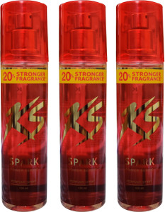 Kamasutra SPARK (PACK OF 3) Perfume Body Spray  -  For Men & Women