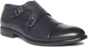 Paragon RB11225GP Corporate Office Comfortable Cushioned Daily Occasional Shoes Monk Strap For Men
