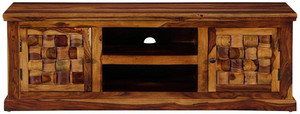 pipercrafts Sheesham Wood Solid Wood TV Entertainment Unit