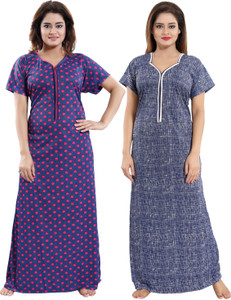 Cotton Nighties Cotton Night Dresses Nighty Designs Online at Best Prices In India Flipkart