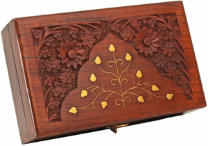 WOODINO Handmade Vanity Sliding Jewellery Box Makeup and Jewellery Vanity Box