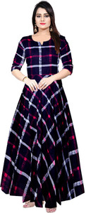 MUDRIKA Women Maxi Multicolor Full Length Dress