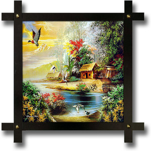 Poster N Frames Cross Wooden Frame Hand-Crafted with photo of