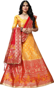 Mansvi Fashion Self Design Semi Stitched Lehenga Choli