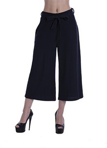 LAYA Relaxed Women Black Trousers