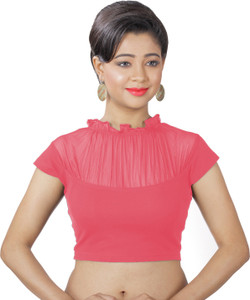Abhi Fashion Neck Women Blouse