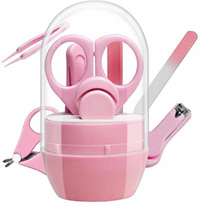 Lifekrafts 4-in-1 Baby Grooming Kit Pink
