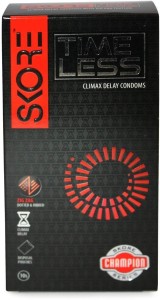 SKORE Time Less Climax Delay Condoms , Set of 10 Condom
