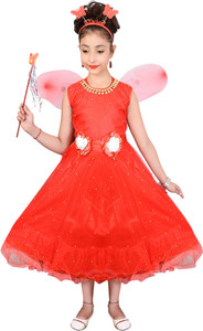 AHHAAAA Girls Maxi/Full Length Party Dress