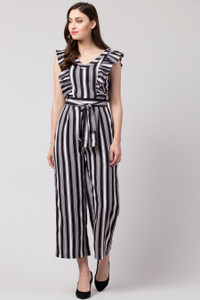SLENOR Striped Women Jumpsuit
