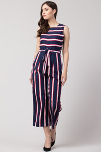 SLENOR Striped Women Jumpsuit