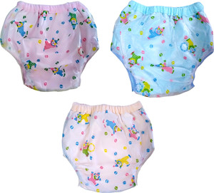 Welo High Quality Baby Plastic Pant Printed