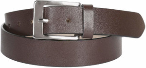 ajanta supreme Men Party, Evening, Casual, Formal Brown Genuine Leather Belt