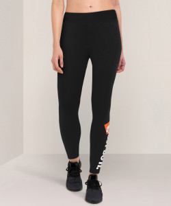NIKE Solid Women Black Tights