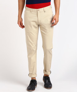 Blackberrys Slim Fit Men Beige Trousers